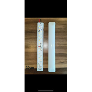 20 cm Yatay Tente LED Spot – 3 W, 12/24 V, Samsung LED, Çok Renk Seçen
