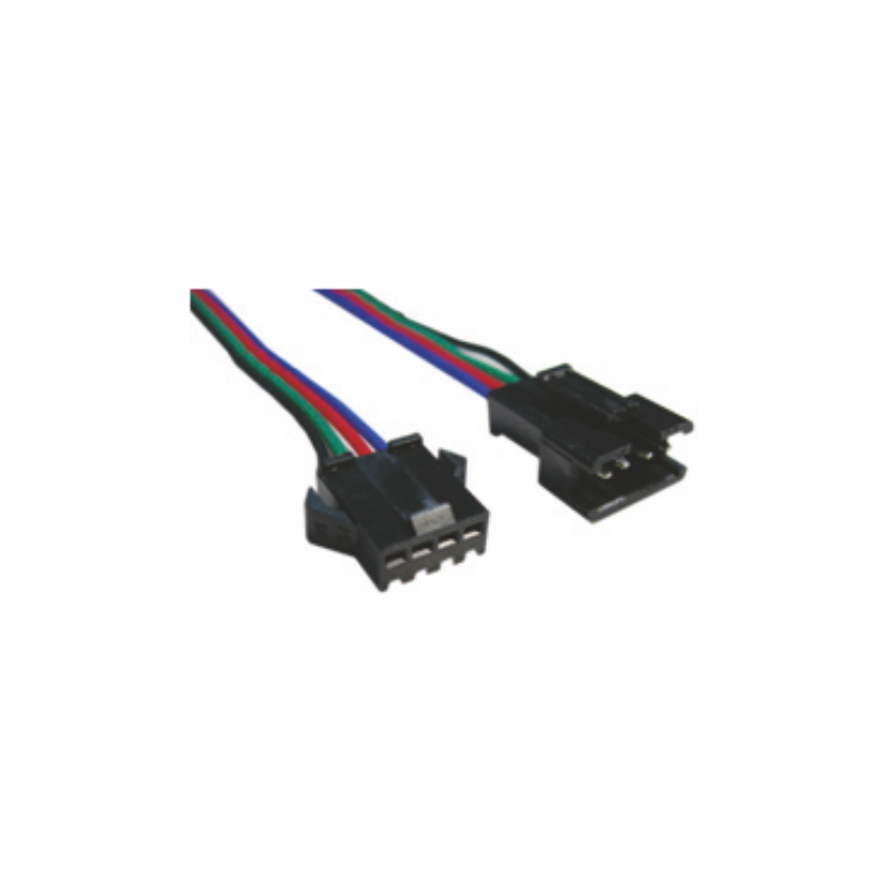 Kablolu Dişi - Erkek 4 Pin Konnektör