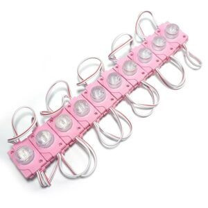 12V 1.5W LENSLİ PLUS MODÜL LED PEMBE IP 65