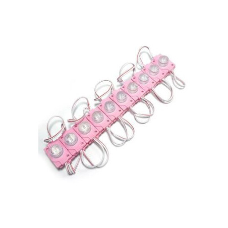 12V 1.5W LENSLİ PLUS MODÜL LED PEMBE IP 65