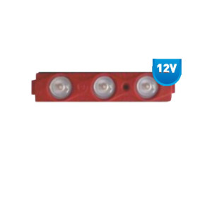 12V 1.5W LENSLİ PLUS MODÜL LED KIRMIZI IP 65