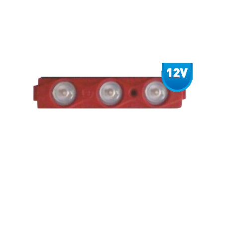 12V 1.5W LENSLİ PLUS MODÜL LED KIRMIZI IP 65