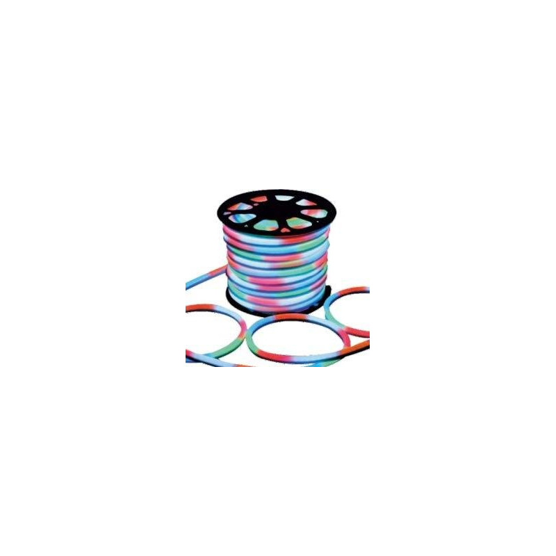 14X25 MM 120 LED DEKORATİF ESNEK KALIN NEON LED IP 65 220V RGB 50MT
