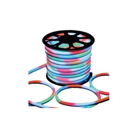 14X25 MM 120 LED DEKORATİF ESNEK KALIN NEON LED IP 65 220V RGB 50MT