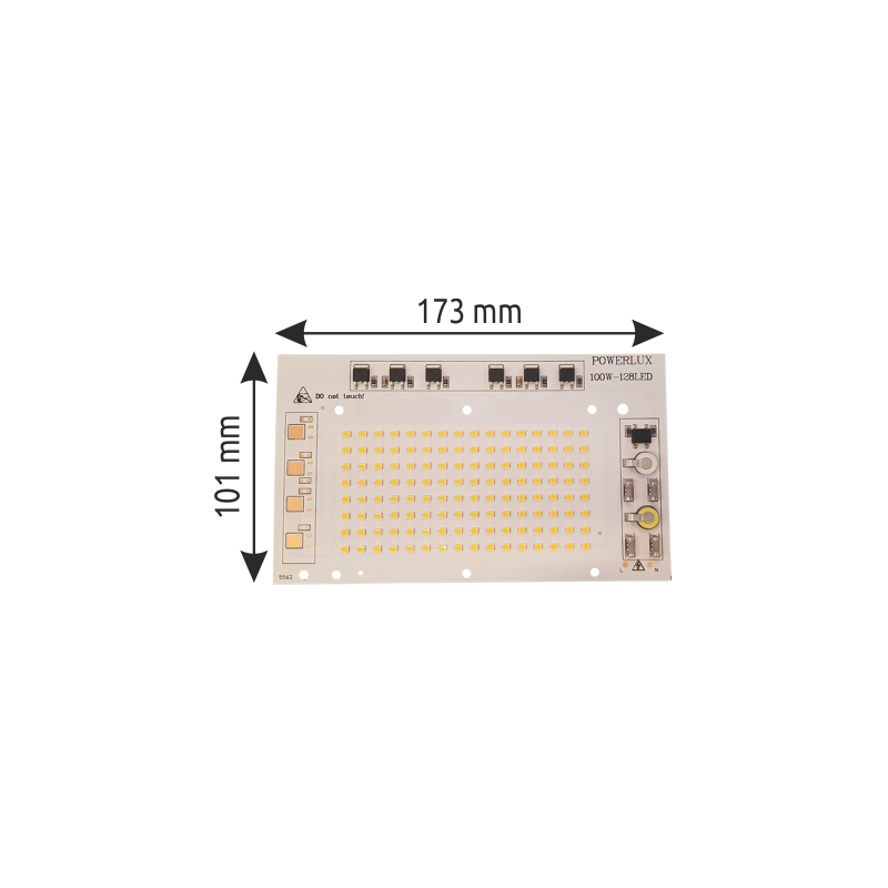 220V 100W SMD LED PCB
