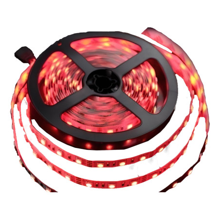 24V 3 ÇİPLİ DIŞ MEKAN IP 65 KIRMIZI ŞERİT LED DOUBLE PCB