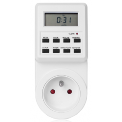 Priz Tipi Zaman Saati Dijital