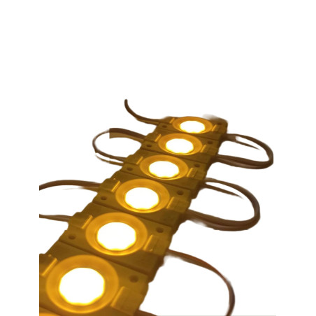 12V 2.4W TEKLİ KARE COB MODÜL LED IP 65 SARI
