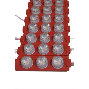 3W 3LÜ LENSLİ MODÜL LED IP 65 KIRMIZI