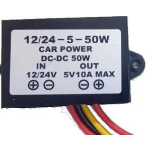 PLASTİK KASA KONVERTÖR 12/24-5V 10A