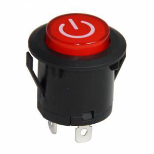 IC180F KALICILI ROCKER BUTON IŞIKLI POWER 26 MM
