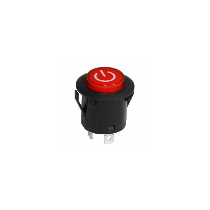 IC180F KALICILI ROCKER BUTON IŞIKLI POWER 26 MM