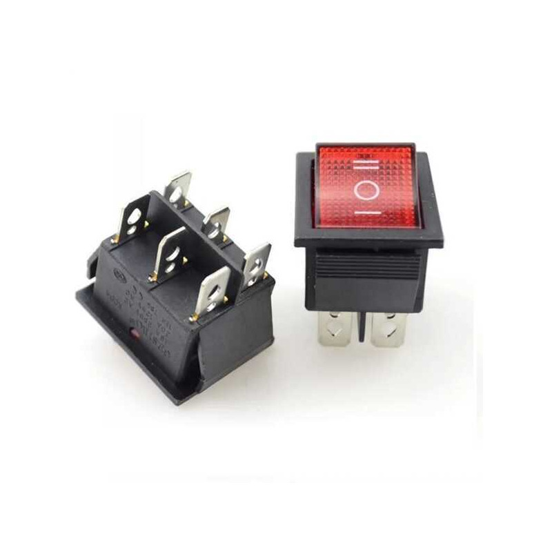 IC105 GENİŞ IŞIKLI ANAHTRA ON-OFF-ON 6P