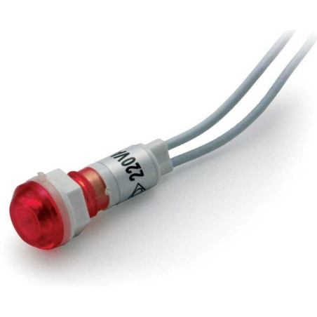 IC227 SİNYAL LAMBASI 10MM PLASTİK KABLOLU 220V