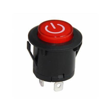 IC180E YAYLI ROCKER BUTON IŞIKSIZ POWER 26MM