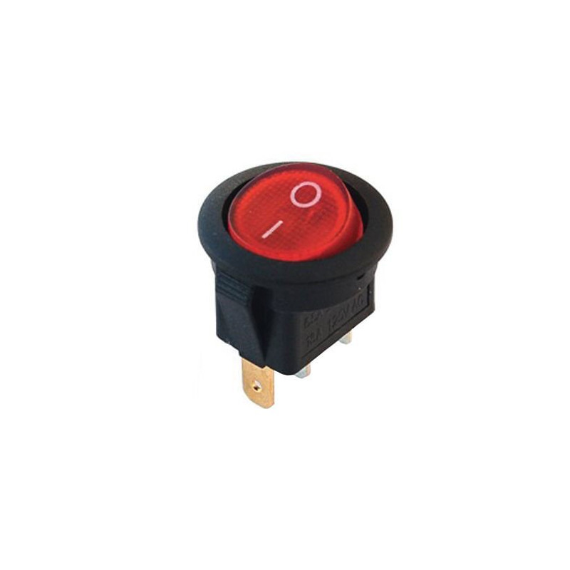 IC131A YUVARLAK IŞIKLI ANAHTAR ON-OFF 3P 12V DC