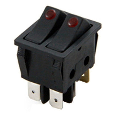 IC102 İKİLİ NOKTA IŞIKLI ANAHTAR 6P