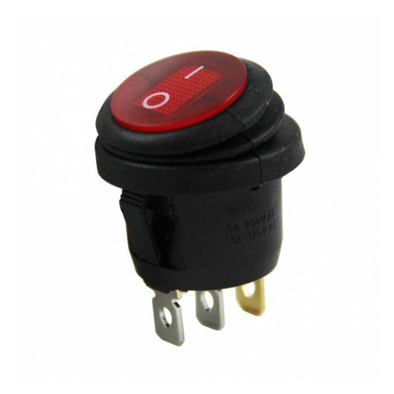 IC131W YUVARLAK IŞIKLI ANAHTAR ON-OFF 3P KÖRÜKLÜ