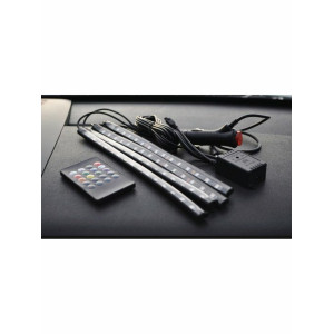 Ayak Altı Led Sese Duyarlı Kumandalı RGB Çakmaklık Girişli