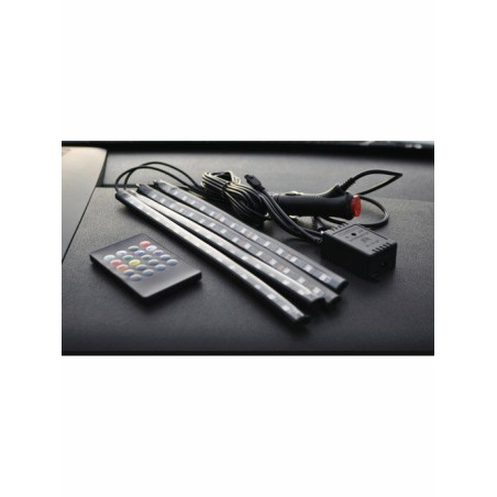 Ayak Altı Led Sese Duyarlı Kumandalı RGB Çakmaklık Girişli