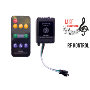 5V-24V 6 AMPER PİXEL SESLİ VE BLUETOOTHLU KONTROL KUMANDASI