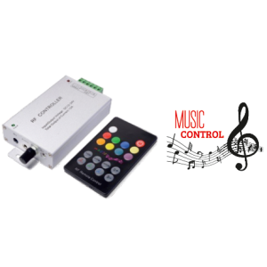 12/24V 12 AMPER RF KUMANDALI MÜZİĞE DUYARLI RGB KONTROL DEVRESİ