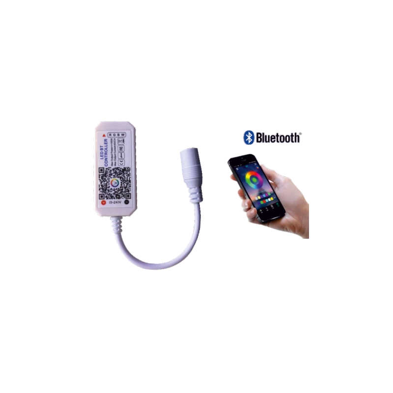 5V-24V 12 AMPER RGBW SESLİ VE BLUETOOTHLU KONTROL KUMANDASI