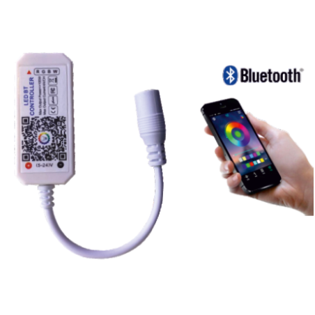 5V-24V 12 AMPER RGBW SESLİ VE BLUETOOTHLU KONTROL KUMANDASI