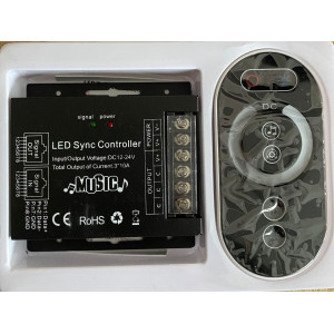 Dimmer 36 Amper Dokunmatik & Müziğe Duyarlı Touch Kumanda – 12–24 V, 8