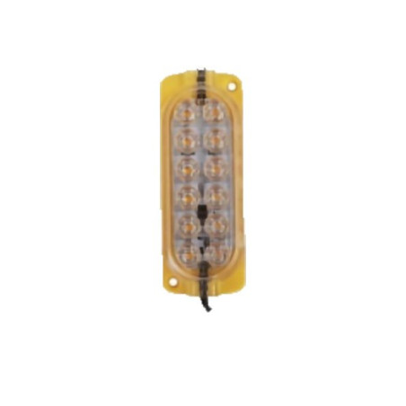 ÇAKAR ANİMASYONLU 12V 12 LEDLİ MODÜL LED IP 65 SARI
