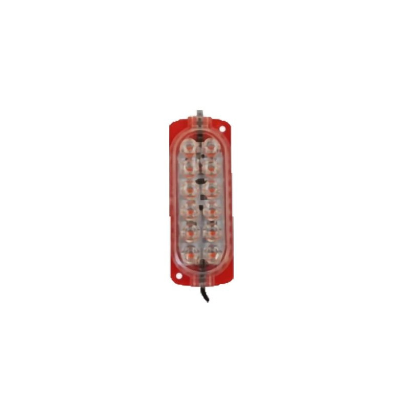 ÇAKAR ANİMASYONLU 12V 12 LEDLİ MODÜL LED IP 65 KIRMIZI