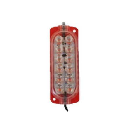 ÇAKAR ANİMASYONLU 12V 12 LEDLİ MODÜL LED IP 65 KIRMIZI
