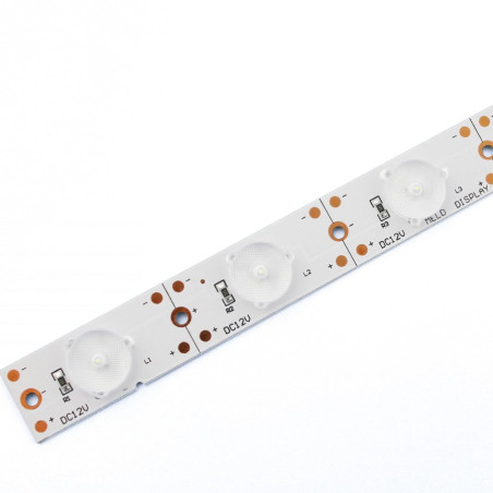 12V 12W GENİŞ AÇI IP 20 İÇ MEKAN LENSLİ ÇUBUK LED
