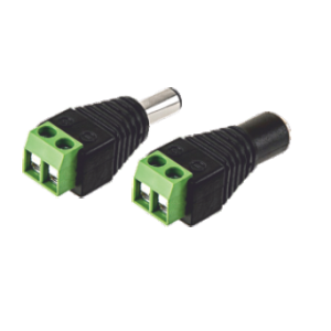 5.5X2.1 MM KLEMENSLİ KABLOSUZ JACK ERKEK