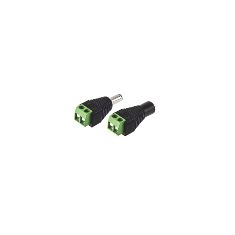 5.5X2.1 MM KLEMENSLİ KABLOSUZ JACK ERKEK