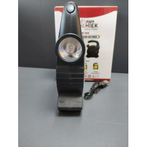 Solar LED Fener – Güneş Enerjili & USB Şarjlı Kamp Lambası