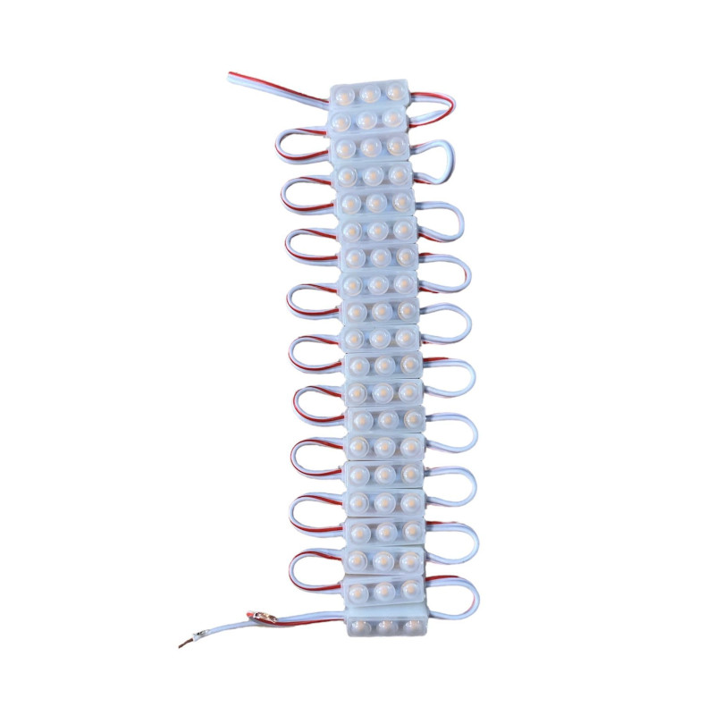 1 W Mini Modül LED – 28 × 9 mm | 20 Adet | 12 V, IP65, Alüminyum Soğut