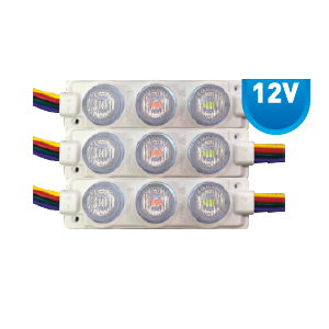 3W 3LÜ LENSLİ MODÜL LED IP 65 RGB