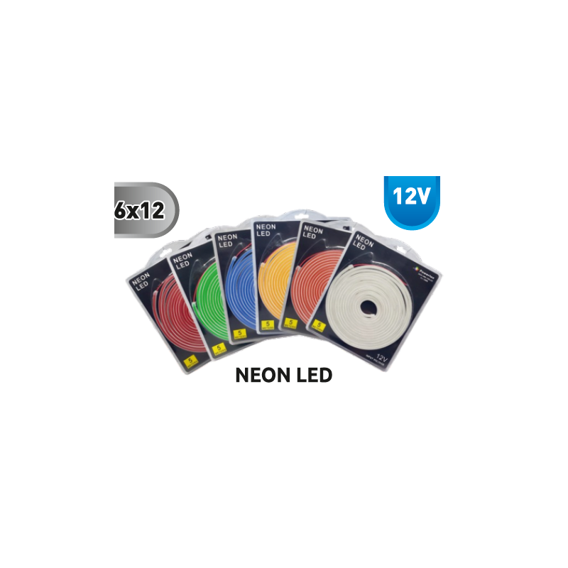 6X12 MM 120 LED DEKORATİF ESNEK IP 65 NEON LED 12V