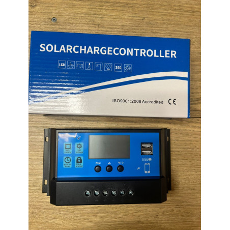10 A Amper Solar Şarj Kontrol Cihazı Regülatörü 10Ah 12/24V