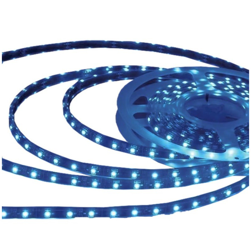 12V TEK ÇİPLİ DIŞ MEKAN IP 65 MAVİ ŞERİT LED